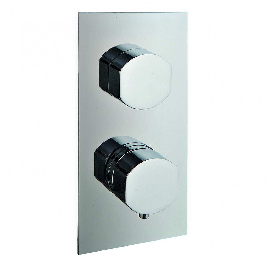 Monocomando con deviatore 2 uscite Cromo - Treemme Hedo