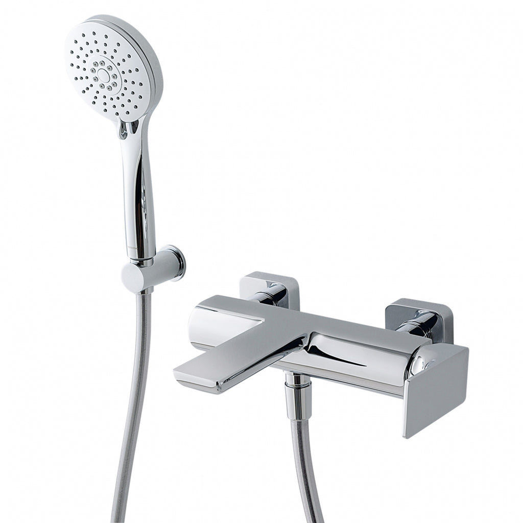Miscelatore monocomando esterno vasca Cromo - Treemme Hask