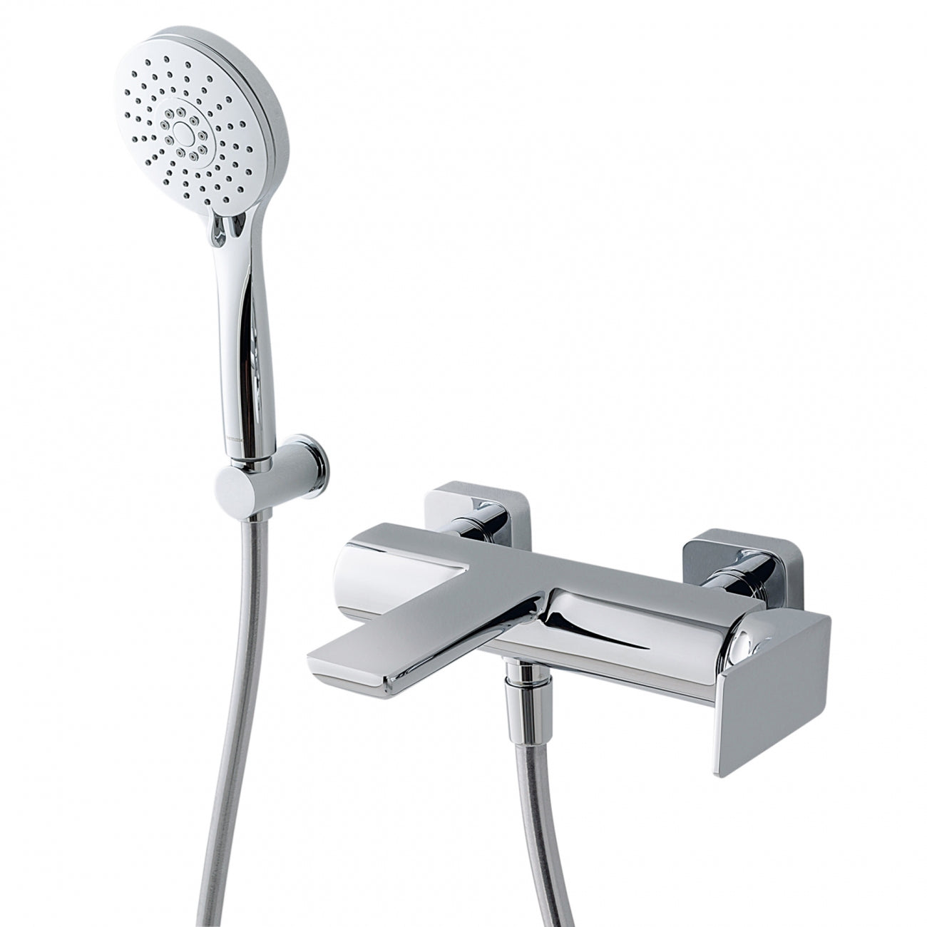 Miscelatore monocomando esterno vasca Cromo - Treemme Hask