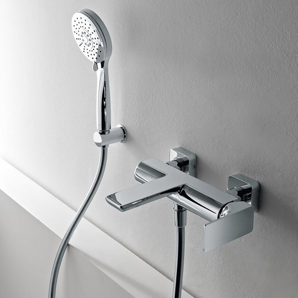 Miscelatore monocomando esterno vasca Cromo - Treemme Hask