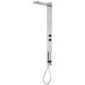Colonna doccia termostatico coax con doccetta e soffione anticalcare Cromo - Treemme Shower And Thermostatic