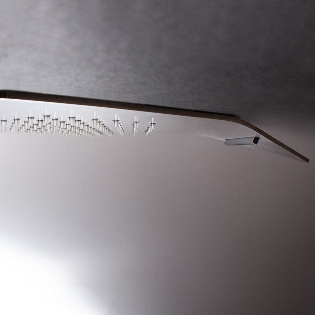 Soffione per controsoffitto 280 x 280 mm (Cod. IT-RTBR-406-IS) - Treemme Showers Inox