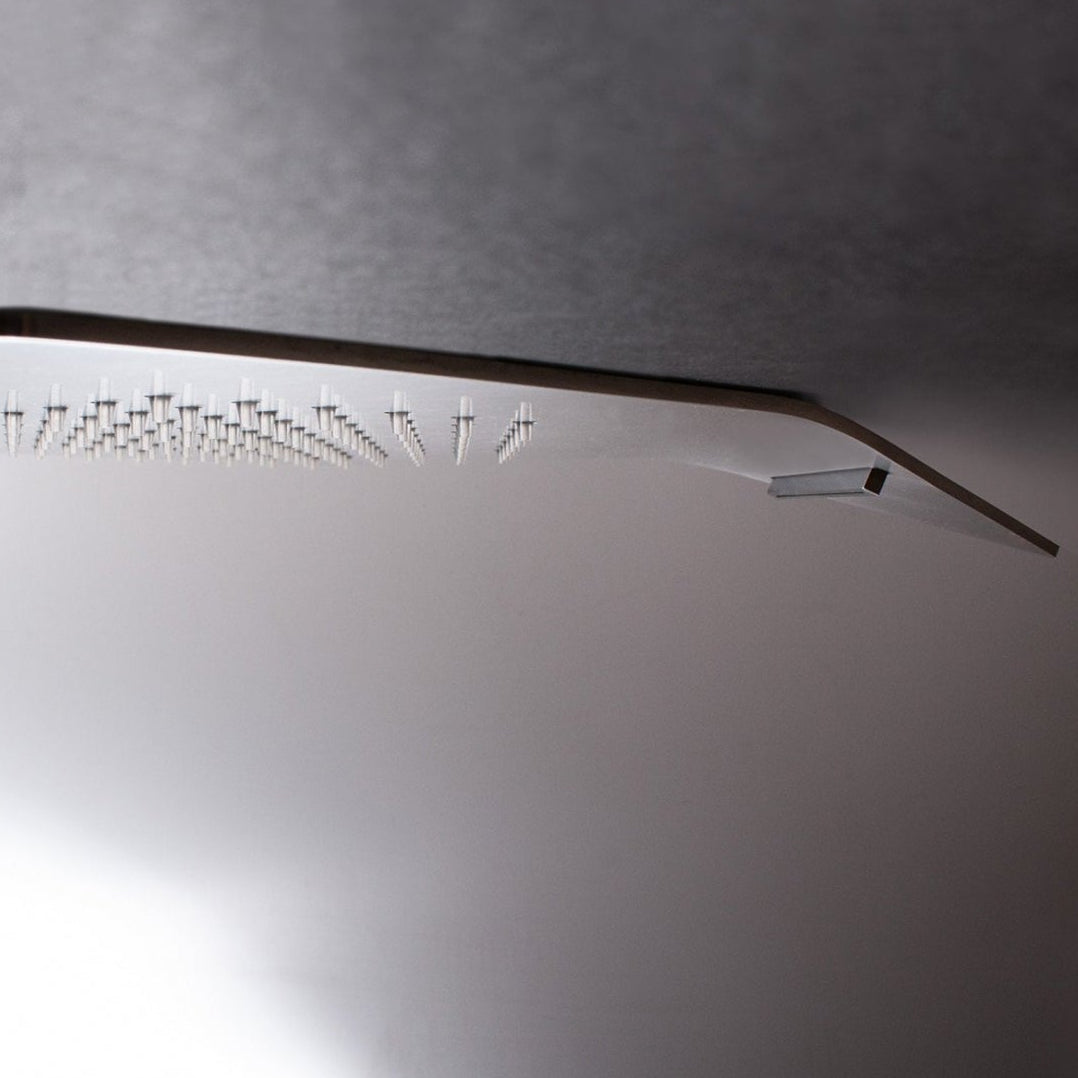 Soffione per controsoffitto 280 x 280 mm (Cod. IT-RTBR-406-IS) - Treemme Showers Inox