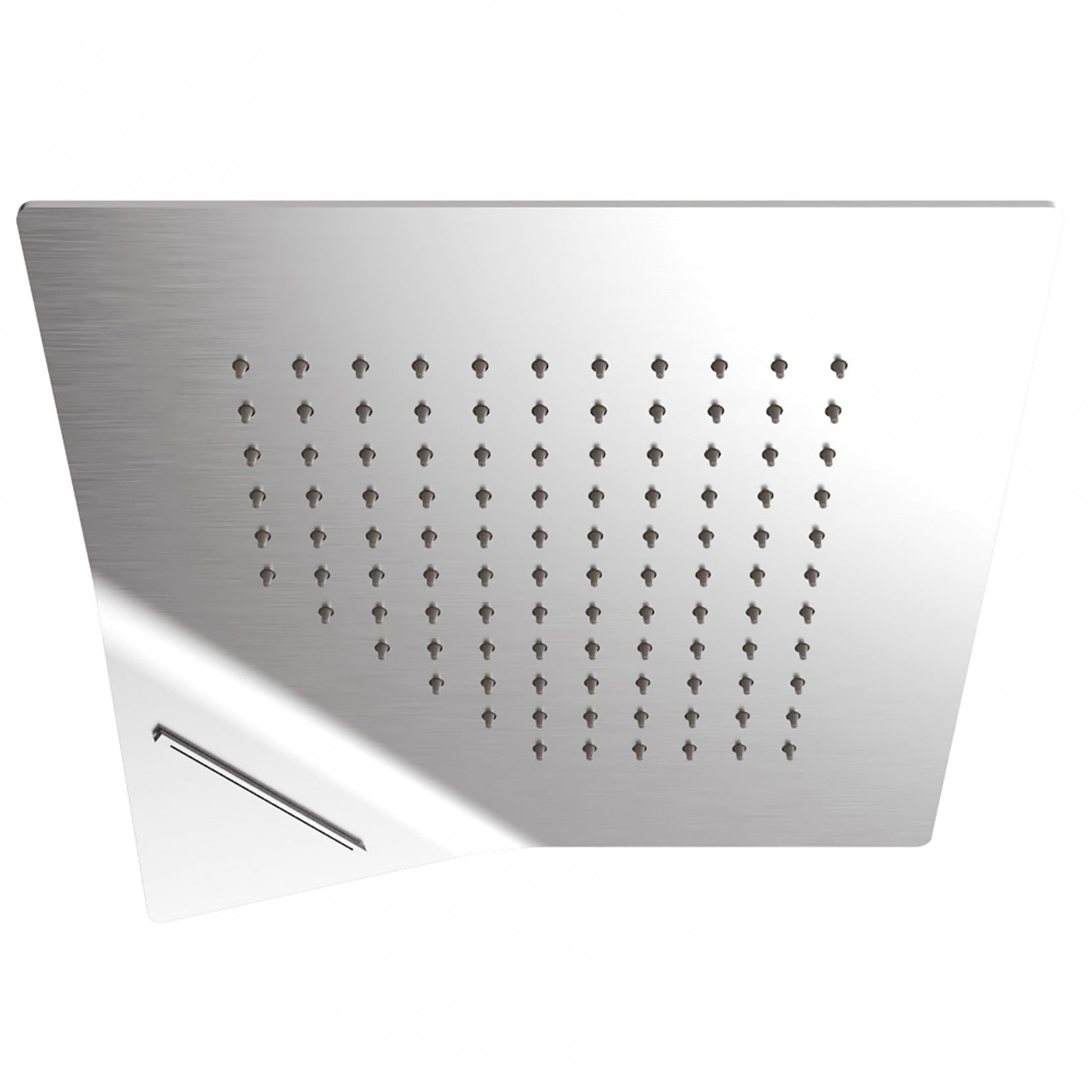 Soffione per controsoffitto 280 x 280 mm (Cod. IT-RTBR-406-IS) - Treemme Showers Inox