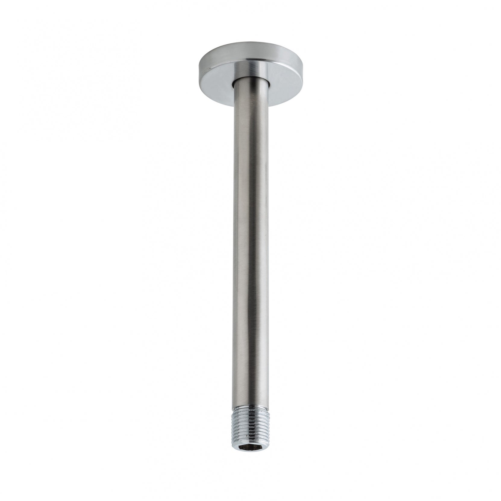 Braccio doccia da soffitto 300 mm (Cod. IT-RTBR-341-IS) - Treemme Showers Inox