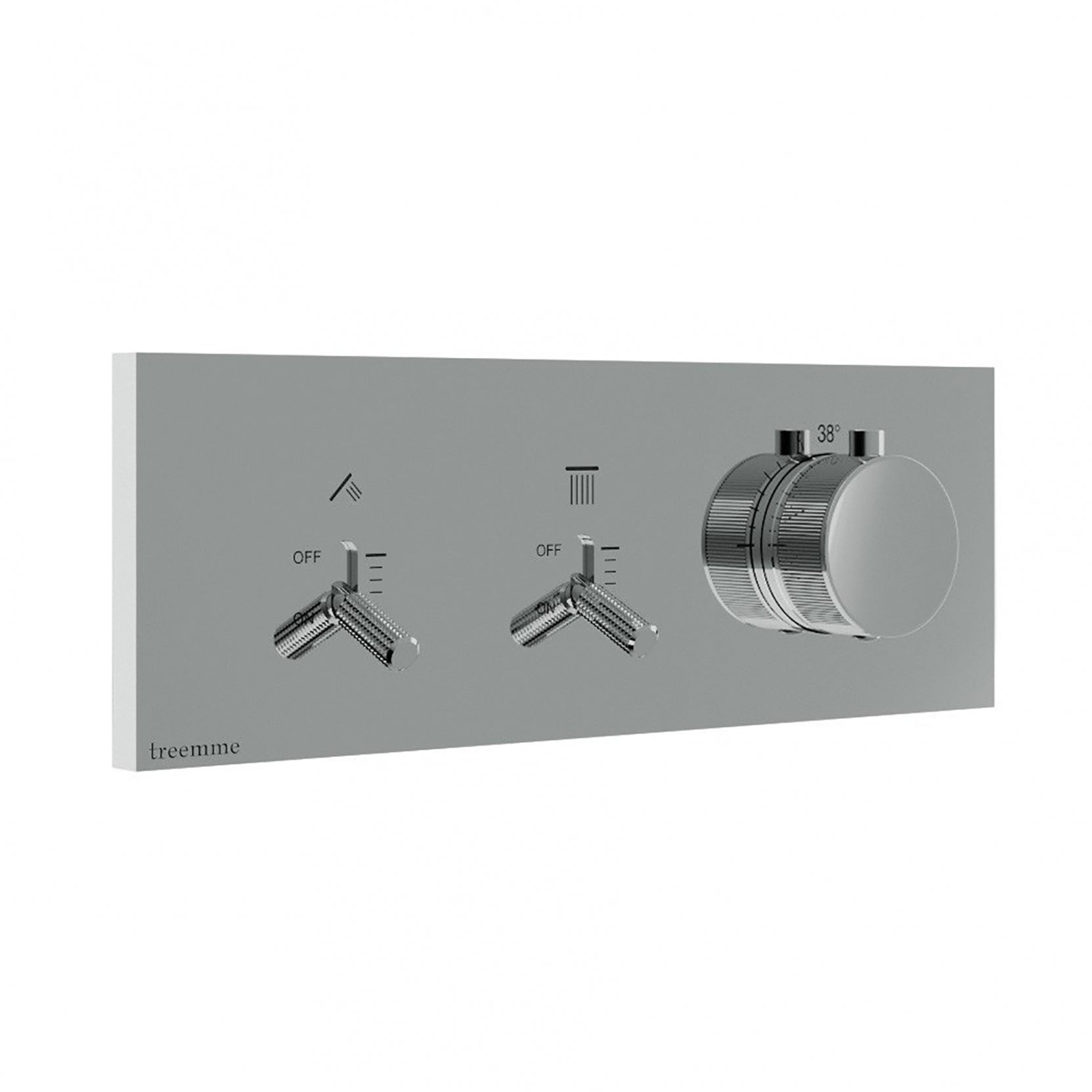 Termostatico incasso 2 uscite RWIT-2B86-CC-01