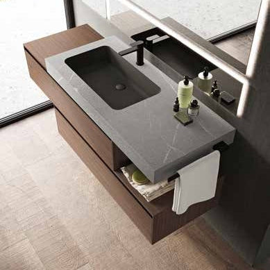 Mobile Berloni Bagno Way Componibile 01 - L 120+120+120 cm