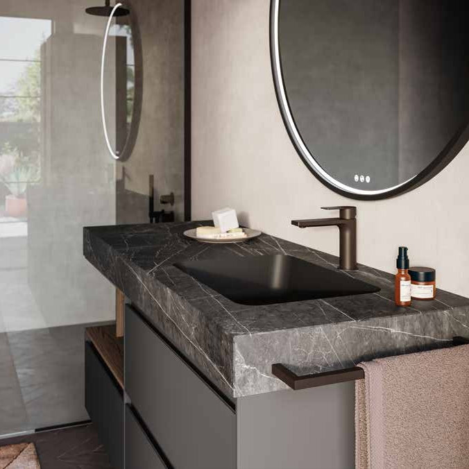 Mobile Berloni Bagno Way Componibile 02 - L 140+40+40 cm
