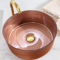 Lavabo da Appoggio Circle in Vetro Soffiato e Resina - Cipì