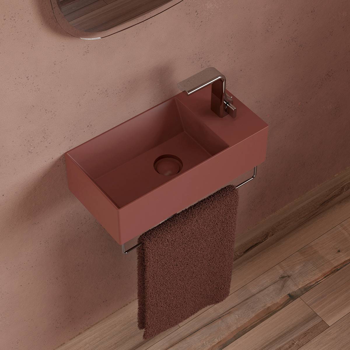 Flaminia APPLIGHT 5025DX lavabo 50×25 sospeso destro