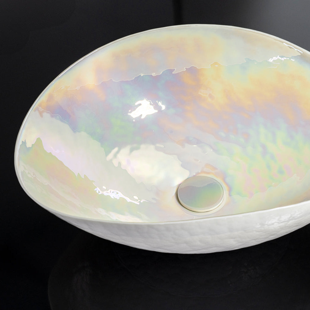 Cipì Murano Casanova lavabo vetro soffiato