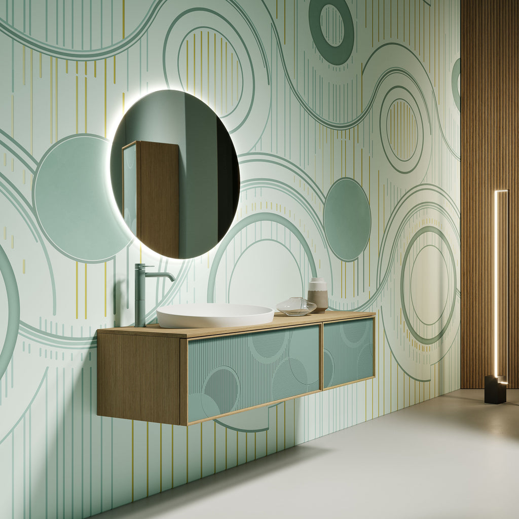 Mobile Lavabo Sospeso D33 - Mobiltesino - L 140 cm