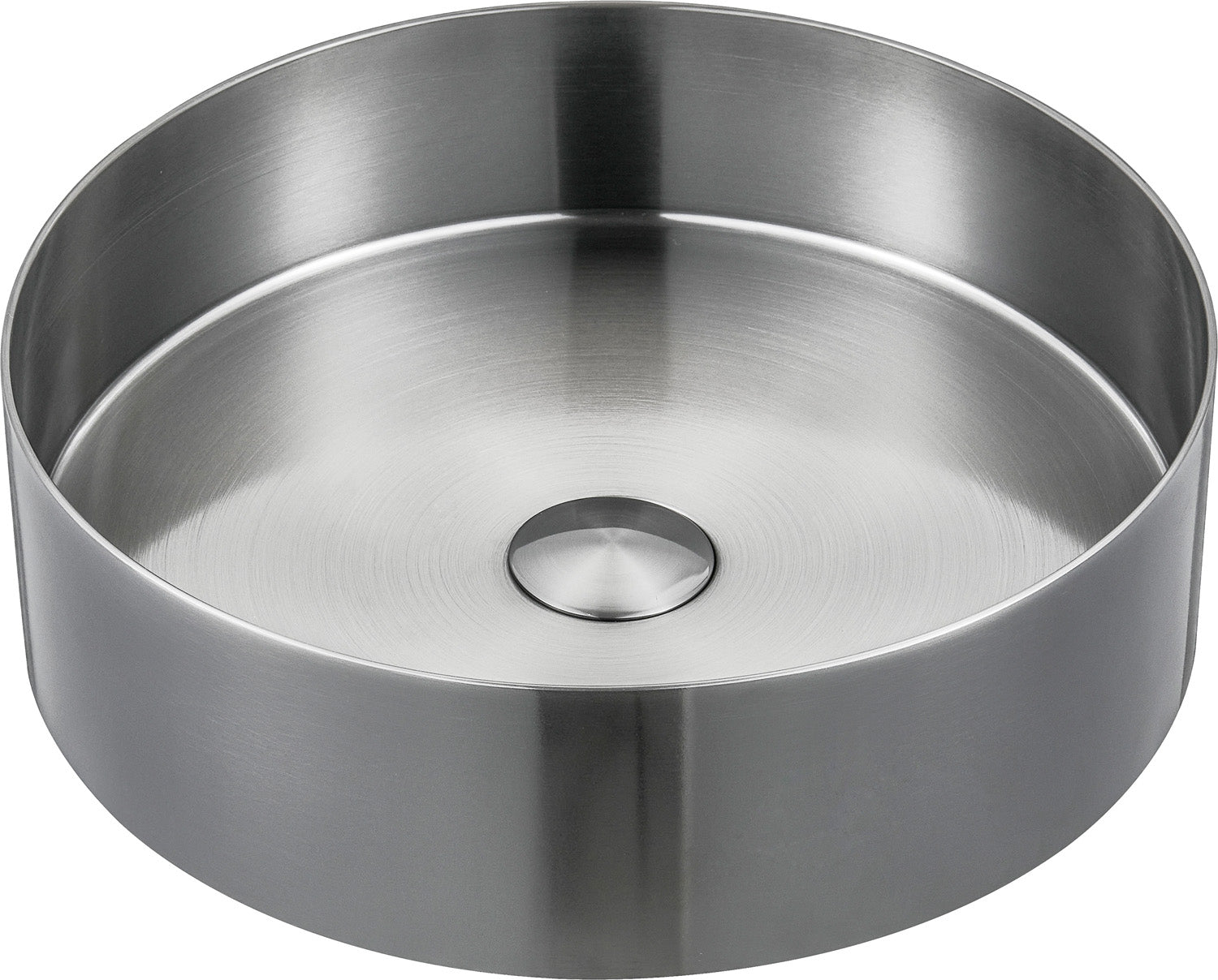 Lavabo da Appoggio Foyer Round in Acciaio Inox