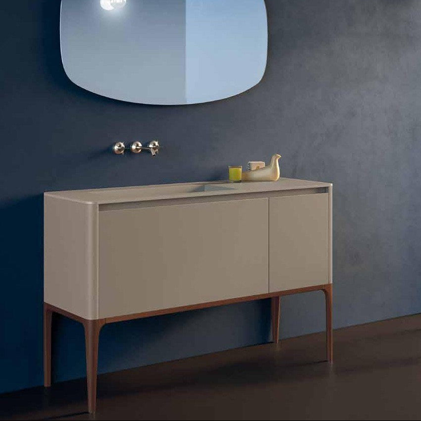 Mobile Lavabo da Terra SU15 - Mobiltesino - L 128 x P 50,7 cm