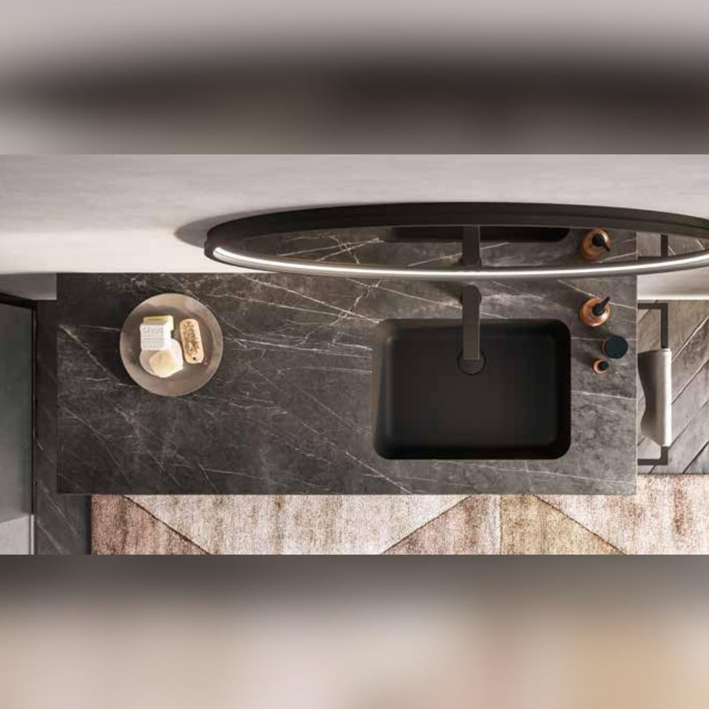 Mobile Berloni Bagno Way Componibile 02 - L 140+40+40 cm