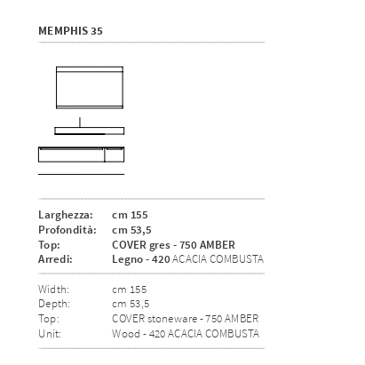 Composizione Arredo Bagno Memphis 35 - Berloni Bagno