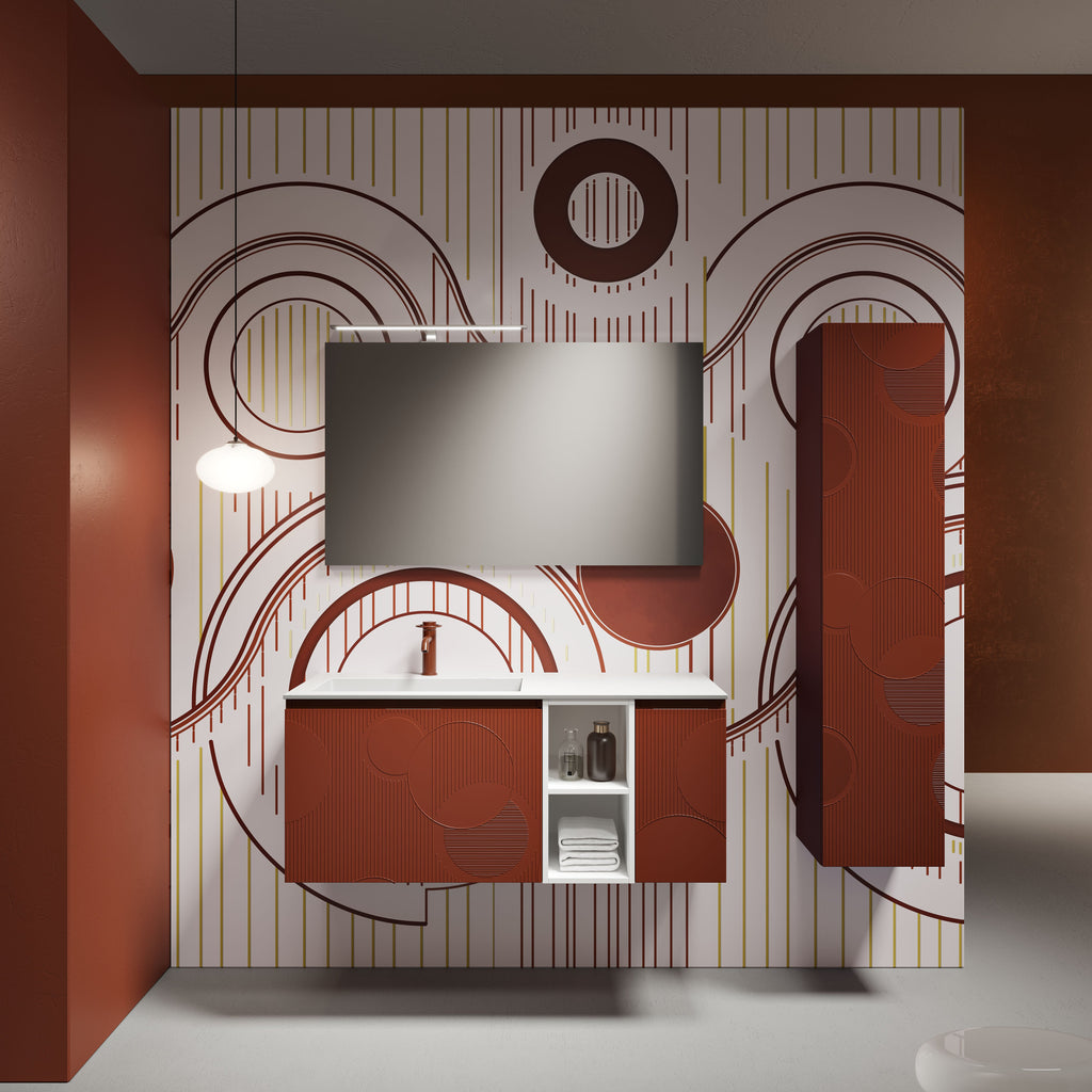 Mobile Lavabo Sospeso UR51 - Mobiltesino - L 120 cm
