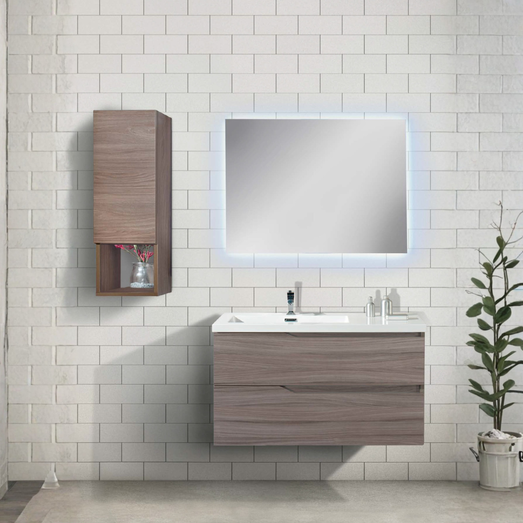 K44 Mobile AB Arredo Bagno - L 100 x H 51 x P 46 cm