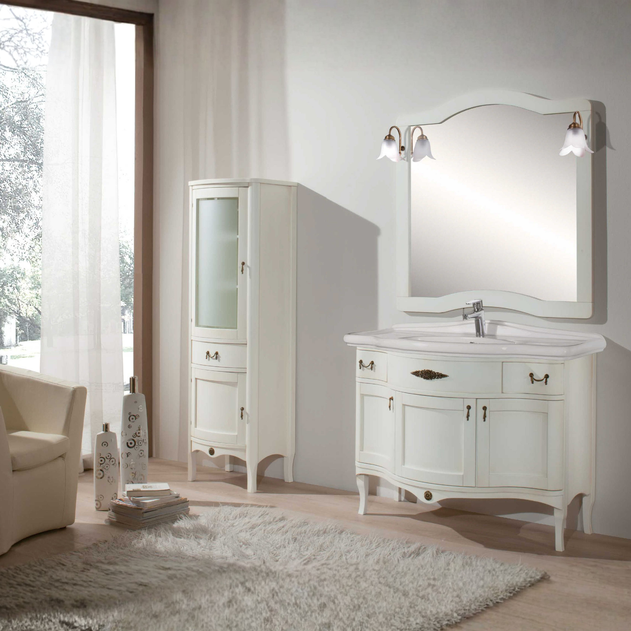 Q03 Colonna Maddalena AB Arredo Bagno - L 50 x H 160 x P 46 cm