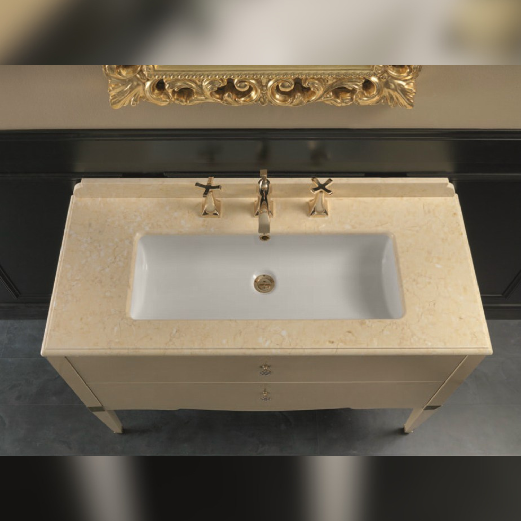 Composizione Bagno Dedalo DD004 - Mobiltesino - L 116 x P 51 cm