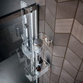 Portaoggetti a 2 Piani in Plexiglass con Gancio e Magnete - Art. 2192 - Made in Italy