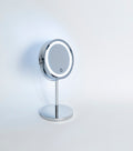 Specchio ingranditore da appoggio led + touch (3X) (Cod. 3-18)
