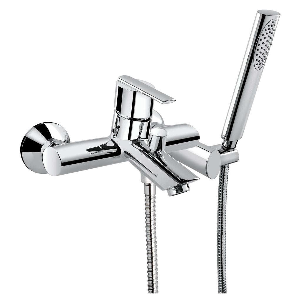 Miscelatore vasca esterno cromo con accessori (Cod. 41001B) - Collezione Elly