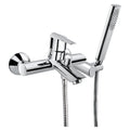 Miscelatore vasca esterno cromo con accessori (Cod. 41001B) - Collezione Elly