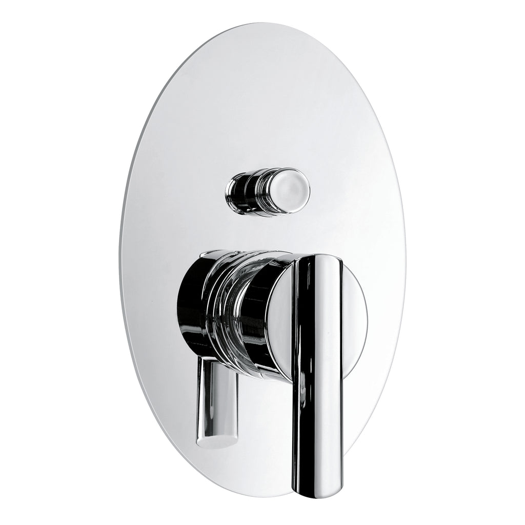 Miscelatore doccia incasso cromo con deviatore 2 vie (Cod. 41019) - Collezione Elly