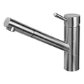 Miscelatore lavello con doccetta estraibile e bocca girevole acciaio inox (Cod. 45096IN) - Emmevi Piper