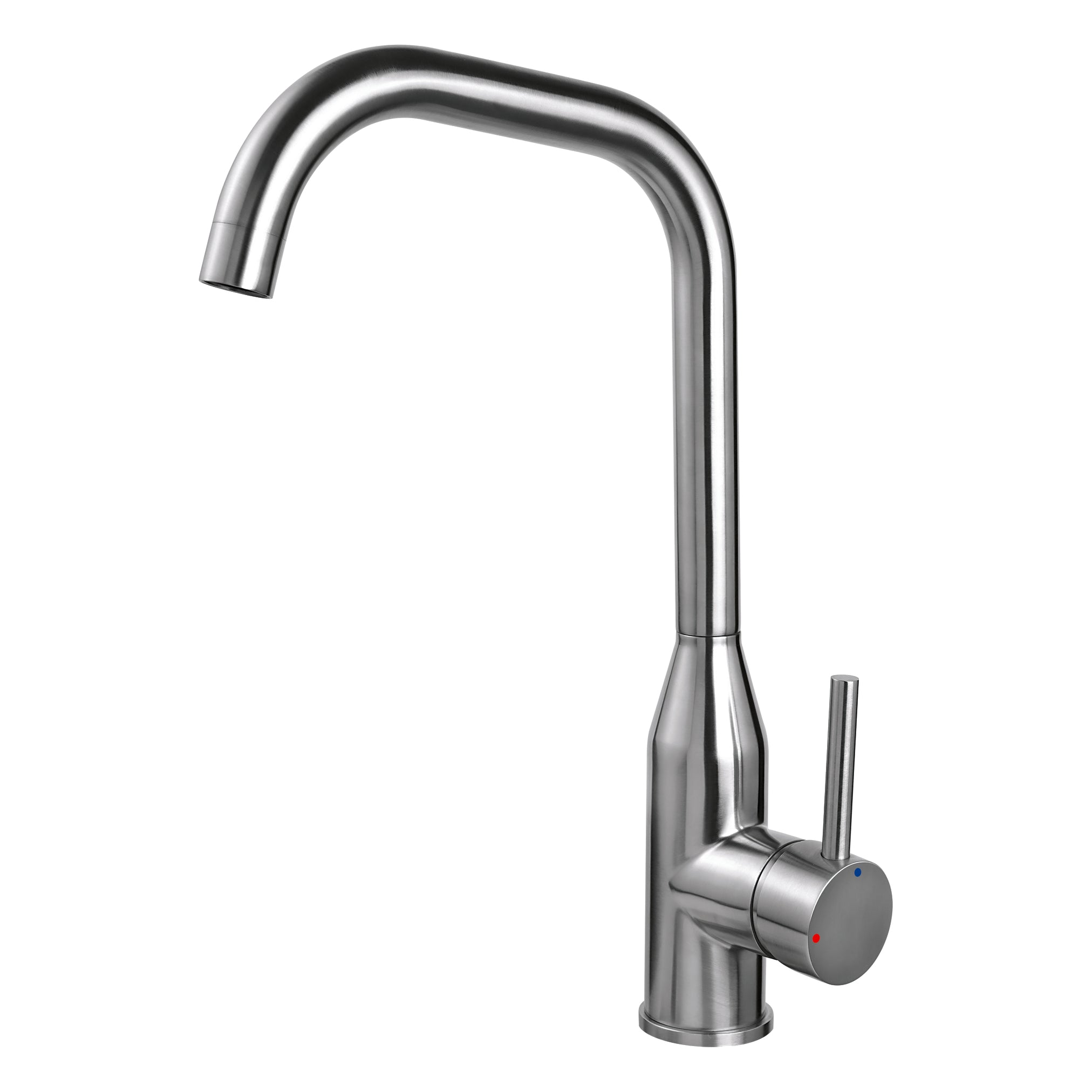 Miscelatore acciaio inox lavello con bocca girevole (Cod. 45175INES) - Emmevi Acciaio Inox