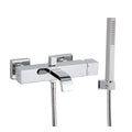 Miscelatore vasca esterno getto a cascata cromo con accessori (Cod. 47001B) - Collezione Siris