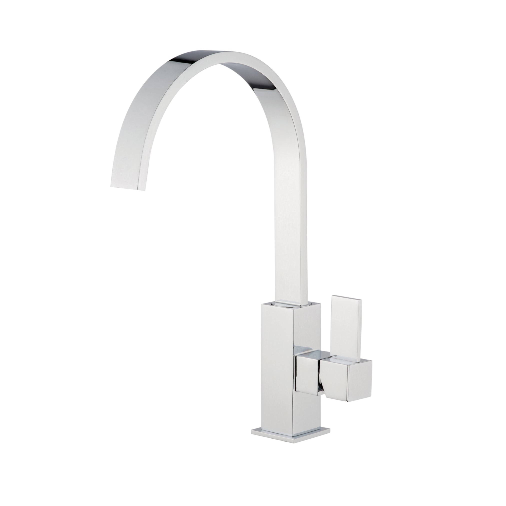 Miscelatore lavello con getto a cascata con bocca girevole cromo (Cod. 47007LC) - Emmevi Siris