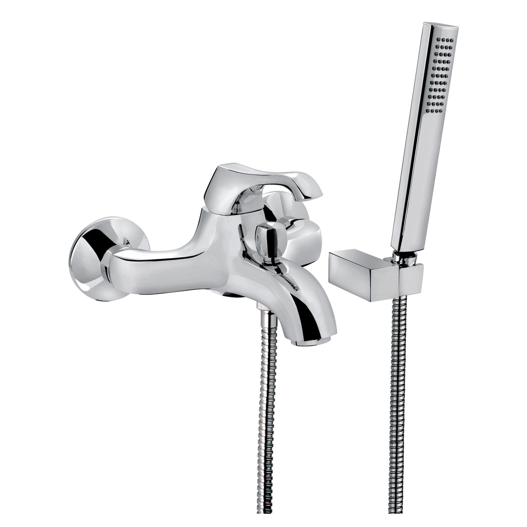 Miscelatore vasca esterno cromo con accessori (Cod. 76001B) - Collezione Ares