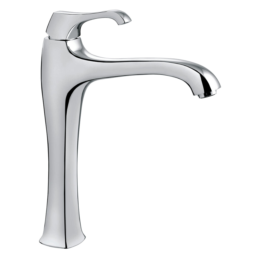Miscelatore lavabo alto cromo con scarico click clack (Cod. 76006) - Collezione Ares