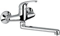 Miscelatore lavello a parete con bocca girevole cromo (Cod. 8005) - Emmevi