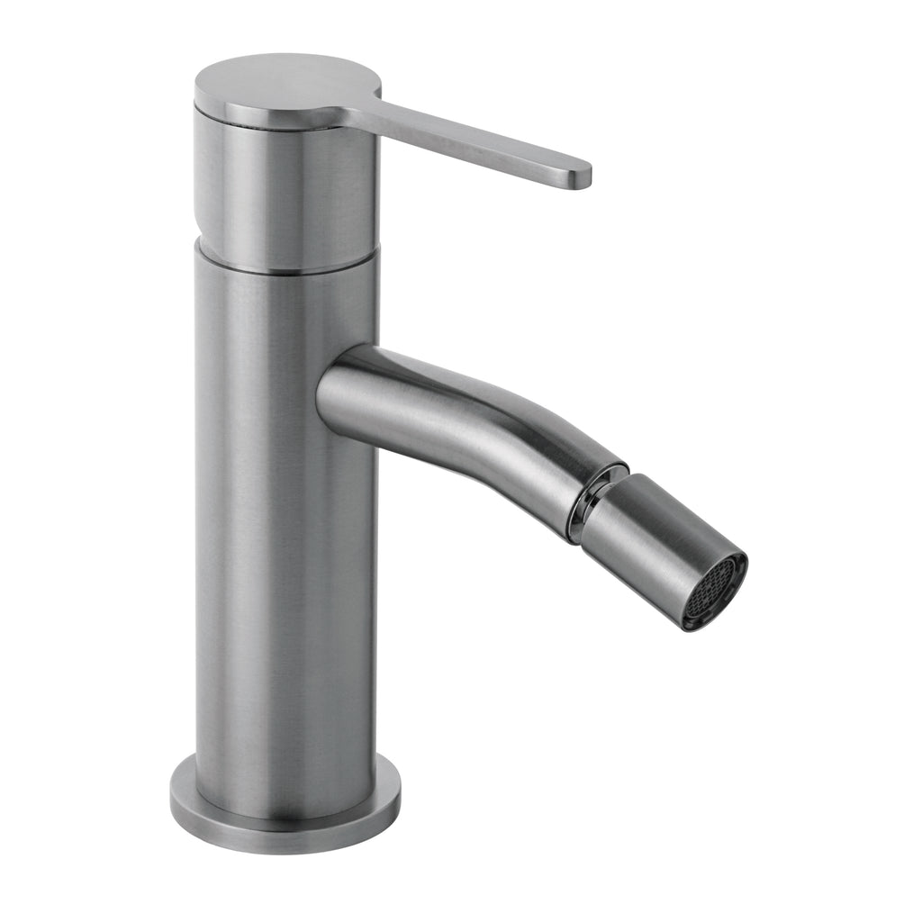 Miscelatore bidet in acciaio inox con scarico click clack (Cod. 85004IN) - Emmevi Filoinox