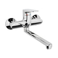 Miscelatore lavello a parete con bocca girevole cromo (Cod. 89005) - Emmevi Nicla