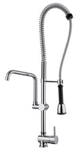 Miscelatore Lavello Monocomando con Molla h.665 mm e Canna Girevole Cromo (Cod. ID0615) - Italmix