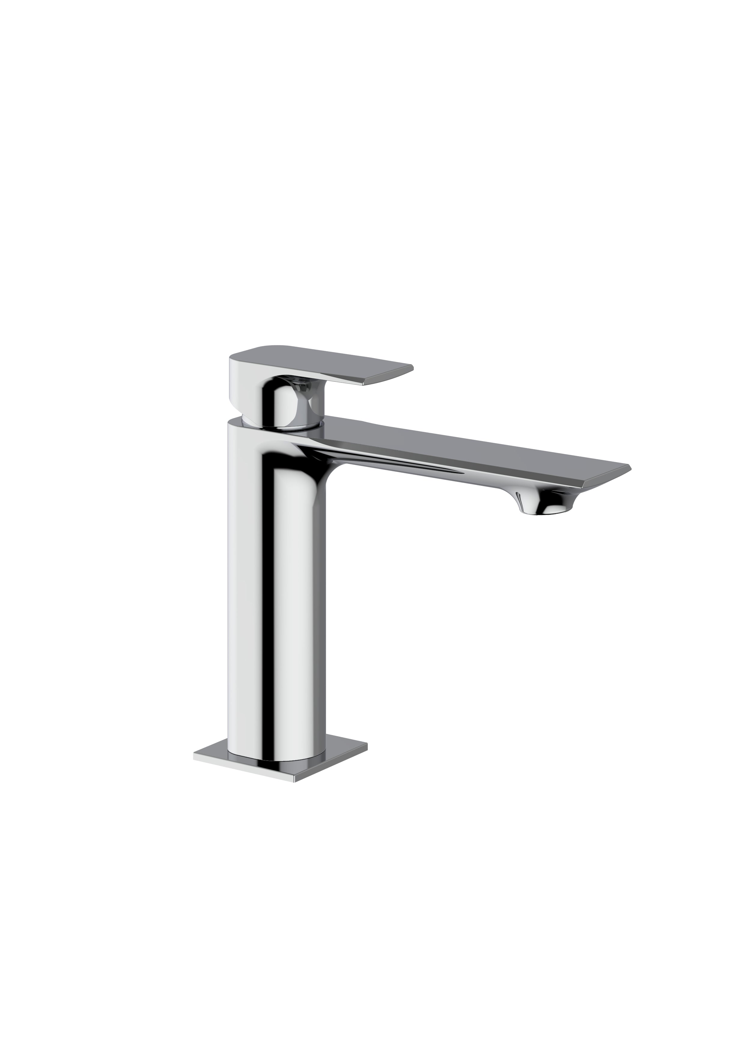 Miscelatore monocomando lavabo con scarico click-clack cromo (Cod. ON0207) - Italmix Onda