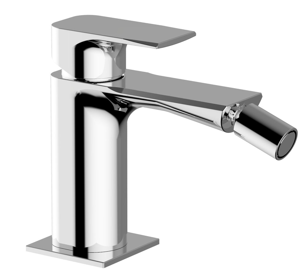 Miscelatore monocomando bidet con scarico click-clack cromo (Cod. ON0307) - Italmix Onda