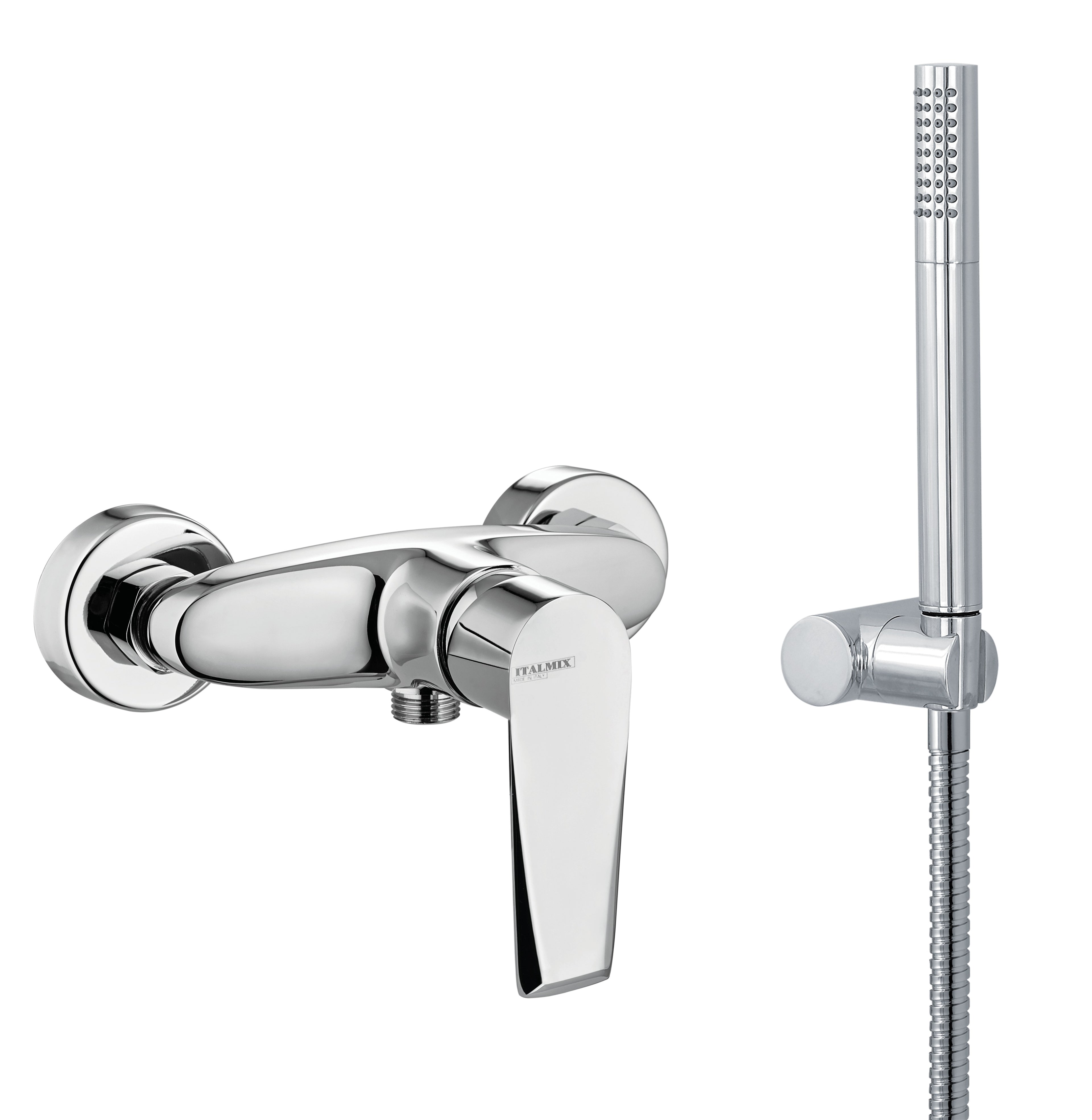 Miscelatore monocomando doccia esterno cromo escluso kit doccia (Cod. UN0401) - Italmix Unica