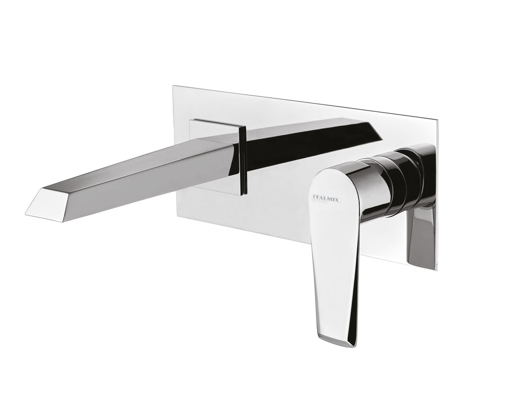 Miscelatore monocomando lavabo incasso a parete senza scarico cromo (Cod. UN0510) - Italmix Unica