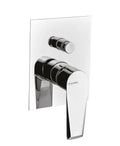 Miscelatore monocomando doccia incasso con deviatore cromo (Cod. UN0560) - Italmix Unica