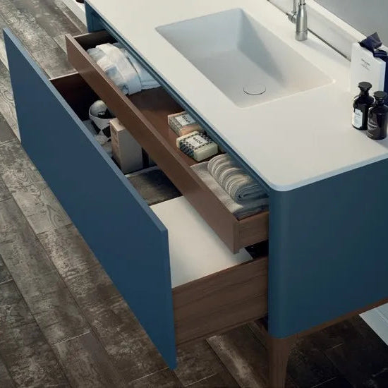 Mobile Lavabo da Terra SU11 - Mobiltesino - L 128 x P 50,7 cm