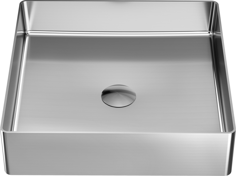 Lavabo da Appoggio Foyer Regular in Acciaio Inox PVD