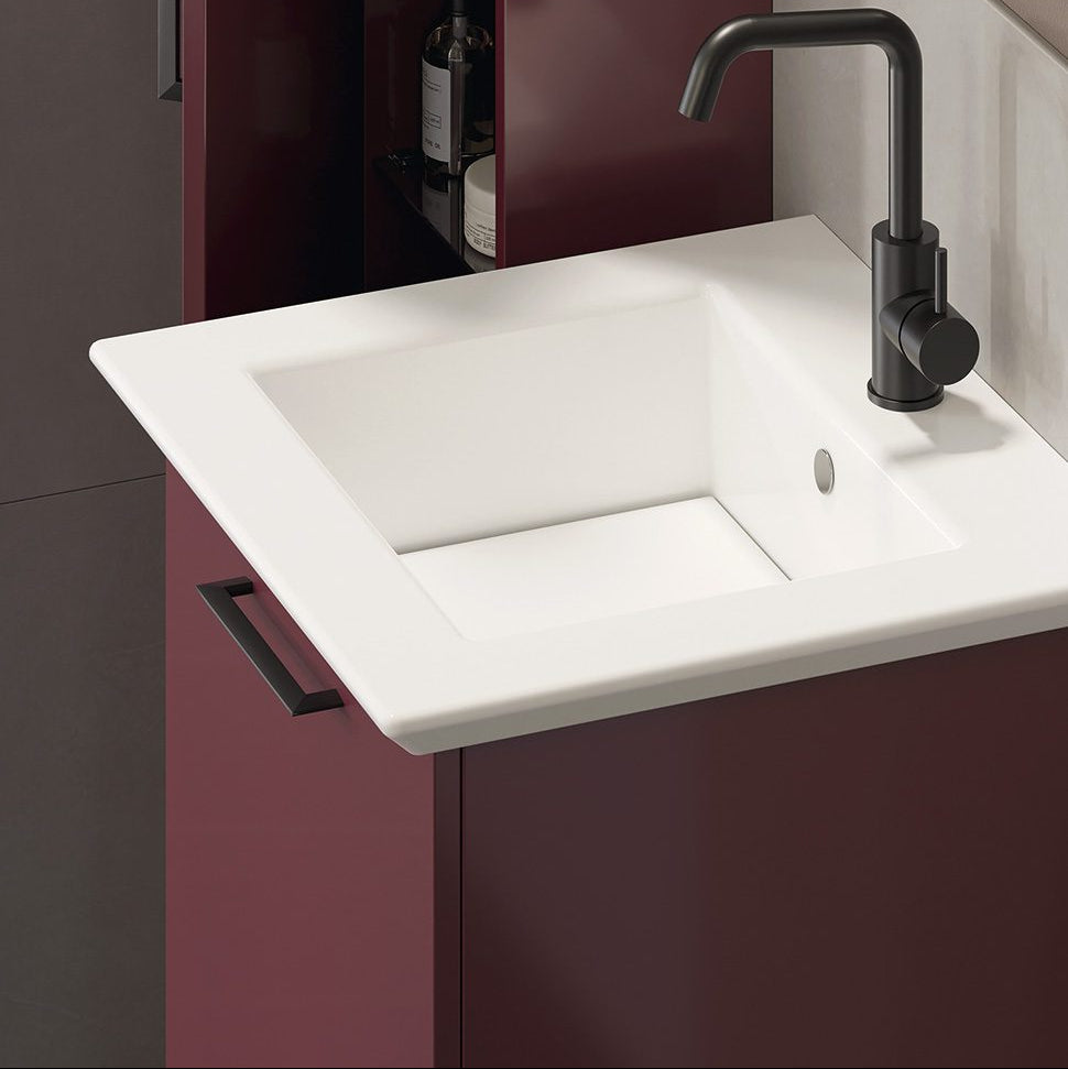 Mobile Bagno Sospeso con Cassettone Ghost - Xilon - L 58 x P 51 cm