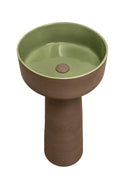 Lavabo Freestanding Index Terra Pedestal - Made in Italy