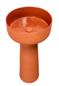 Lavabo Freestanding Index Red Pedestal - Made in Italy