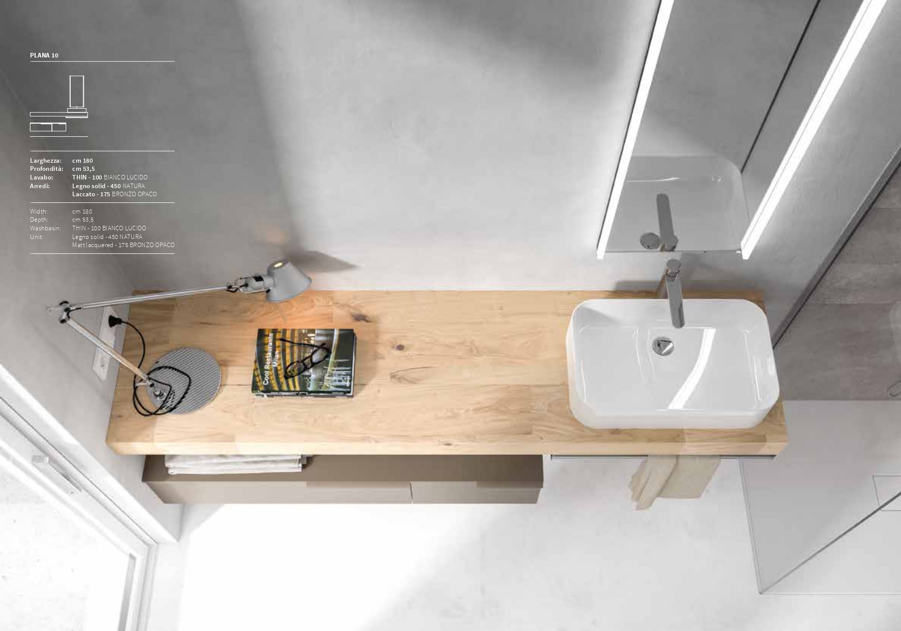 Composizione Arredo Bagno Plana 10 - Berloni Bagno